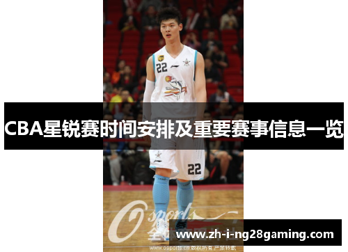 CBA星锐赛时间安排及重要赛事信息一览